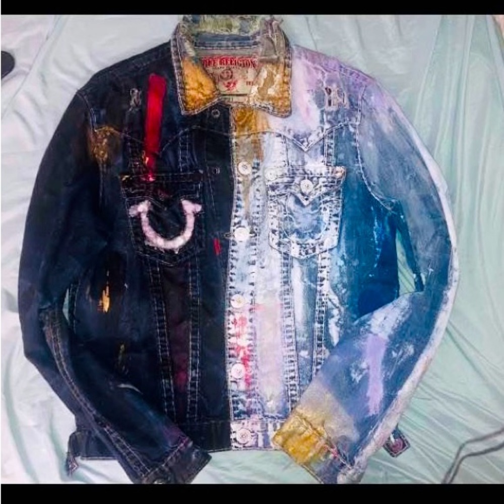 Custom 1 of 1 True Religion Denim Jacket